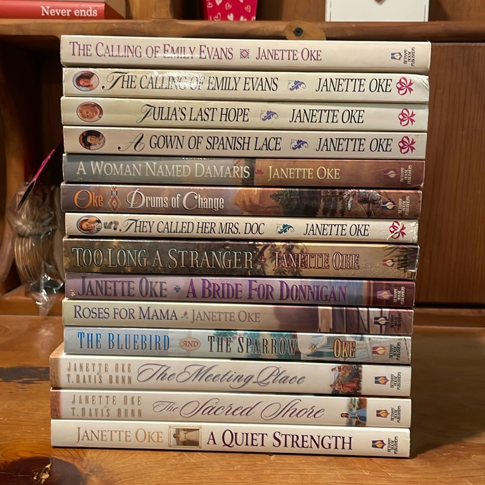 Listing for @tulipsrawsome 
Janette Oke Books